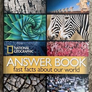 National Geographic Answer Book with Vibrant Colors